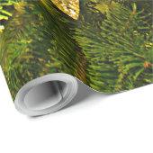 Rood en Goud Kerstmis Ornamenten Xmas Boom Lg Wrap Cadeaupapier (Rol Hoek)