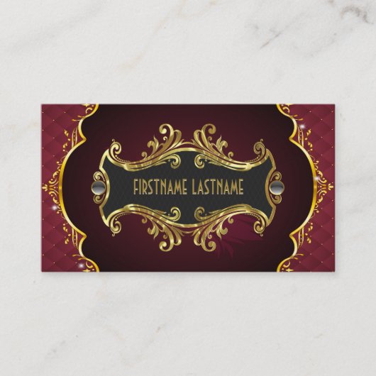 Rood en Goud kijken wervelt Visitekaartje (Voorkant)