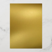 Rood en goud Mandala en Ganesha Wedding Folie Uitnodiging (Achterkant)