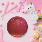 Rood en goud Marokkaans Arabisch gevechtsfeest Papieren Bordje (Feest)