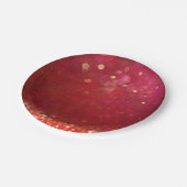 Rood en goud Marokkaans Arabisch gevechtsfeest Papieren Bordje (Gekanteld)