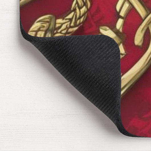 rood en goud middeleeuws decor muismat (Hoek)