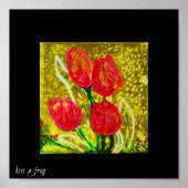 Rood en goud poster (Voorkant)