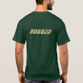 rood en goud Tech | Circuit Board | Moederbord T-shirt (Achterkant)