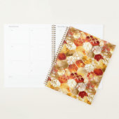 Rood en Goud Zeshoek Chiyogami Planner (Display)
