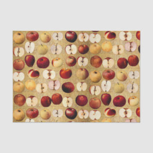  rood- en goudappels, goudalfabet tissuepapier