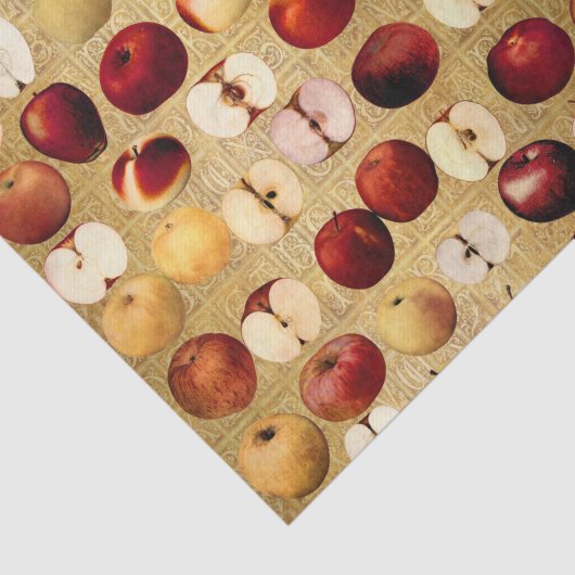  rood- en goudappels, goudalfabet tissuepapier (Detail)