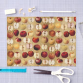  rood- en goudappels, goudalfabet tissuepapier (Craft)