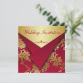 Rood- en goudbekentenis kaart (Staand voorkant)