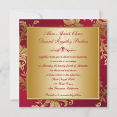 Rood- en goudbekentenis kaart (Achterkant)