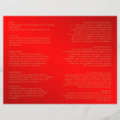 Rood en goudbloem Indiaas bruiloft (Achterkant)