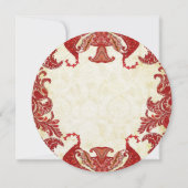 Rood- en goudbruiddhuwelijk kaart (Achterkant)