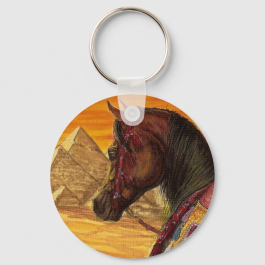 Rood- en gouden Arabische sleutelhanger (Voorkant)