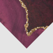 Rood en gouden namaak glitters agaat tissuepapier (Detail)