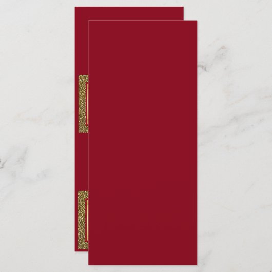 Rood- en gouden tinten (Voorkant / Achterkant)