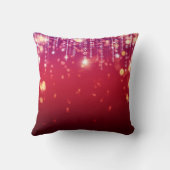 Rood- en gouden ventilatorpiloot kussen (Achterkant)