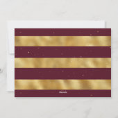 Rood- en goudflesjes voor kerstfoto's feestdagenkaart (Achterkant)