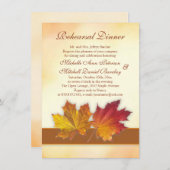 Rood- en goudherfsteshorsmakelaarblad kaart (Voorkant / Achterkant)