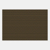 Rood- en goudkerstbont Verpakkingspapier Inpakpapier Vel (Voorkant 3)