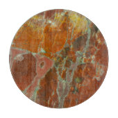 Rood en goudkleurig hout snijplank (Voorkant)