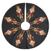 Rood- en goudknokkers kerstboom rok (Voorkant)