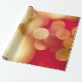 Rood- en goudm-inktpapier cadeaupapier (Uitgerold)