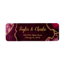 Rood- en goudmarmer-huwelijk