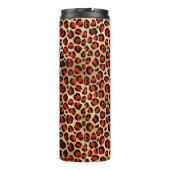 Rood en goudoliepenseel thermosbeker (Achterkant)