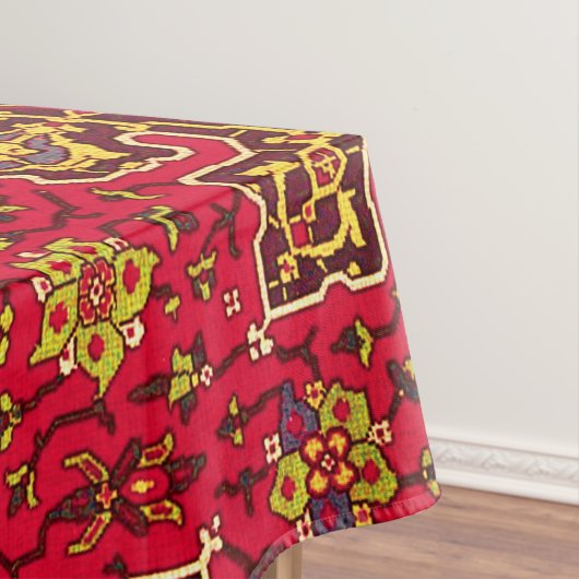 Rood- en goudperzikruik tafelkleed (Voorbeeld)