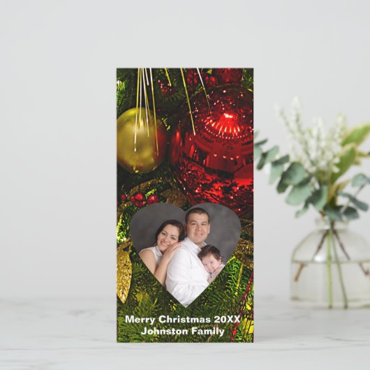 Rood- en goudsierouten - Lijst Feestdagenkaart (Staand voorkant)