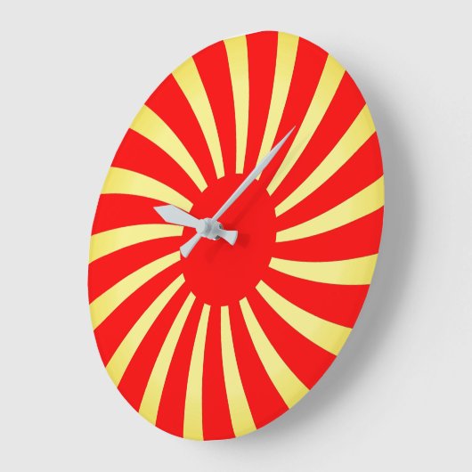 Rood- en goudspieren grote klok (Hoek)