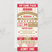 Rood- en goudsportweddenpakket kaart (Voorkant)