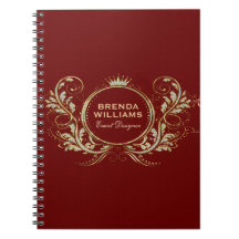 Rood en goudvet Glitter Girly Floral Lijst niet