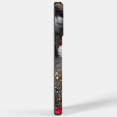  rood- en goudvosontwerp Case-Mate iPhone case (Achterkant / Rechts)