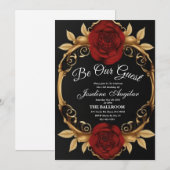 Rood en goudzoet 16 kaart (Voorkant / Achterkant)