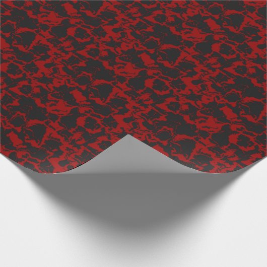 Rood en grijs cadeaupapier (Hoek)