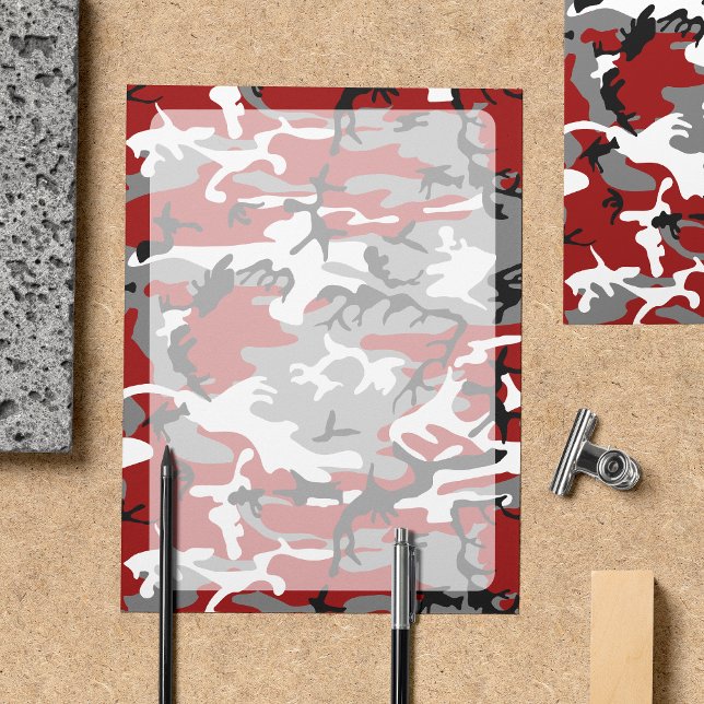 Rood en grijs camo, camouflage, militair, leger (Creator heeft geüpload)