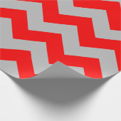 Rood en grijs Extra groot papier voor het verpakke (Hoek)