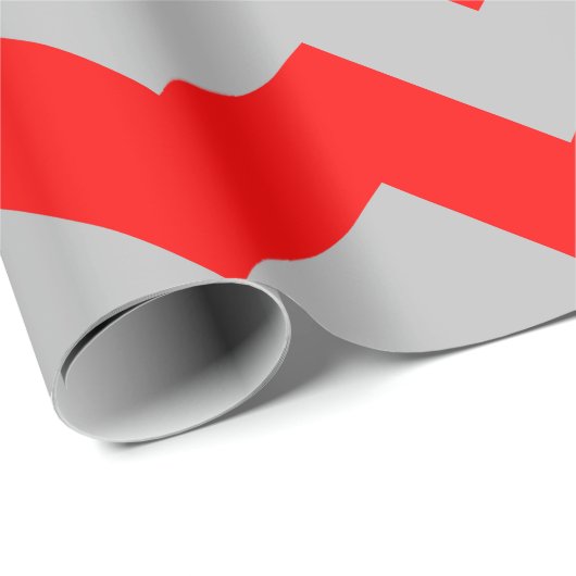 Rood en grijs Extra groot papier voor het verpakke (Rol Hoek)