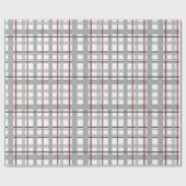 Rood en grijs geplakt cadeaupapier (Vlak)