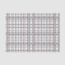 Rood en grijs geplakt tissuepapier