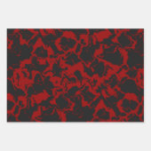 Rood en grijs inpakpapier vel (Voorkant)