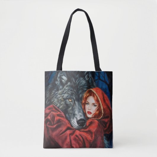 Rood en Grijs: Onverwachte verbinding Tote Bag (Voorkant)