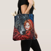 Rood en Grijs: Onverwachte verbinding Tote Bag (Dichtbij)