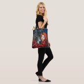 Rood en Grijs: Onverwachte verbinding Tote Bag (Op model)
