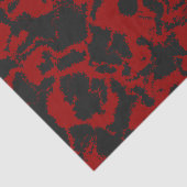 Rood en grijs tissuepapier (Detail)