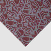 ROOD EN GRIJS tissuepapier (Detail)