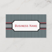 Rood en Grijs Visitekaartje (Voorkant)