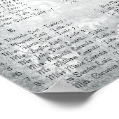 Rood en grijs  vogelopvangschema poster (Hoek)