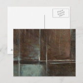 Rood- en grijze Brick-muur Briefkaart (Voorkant / Achterkant)